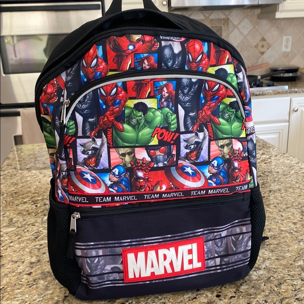 Marvel Heroes Black and Red Backpack